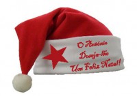   Gorro de Natal com Pompom  